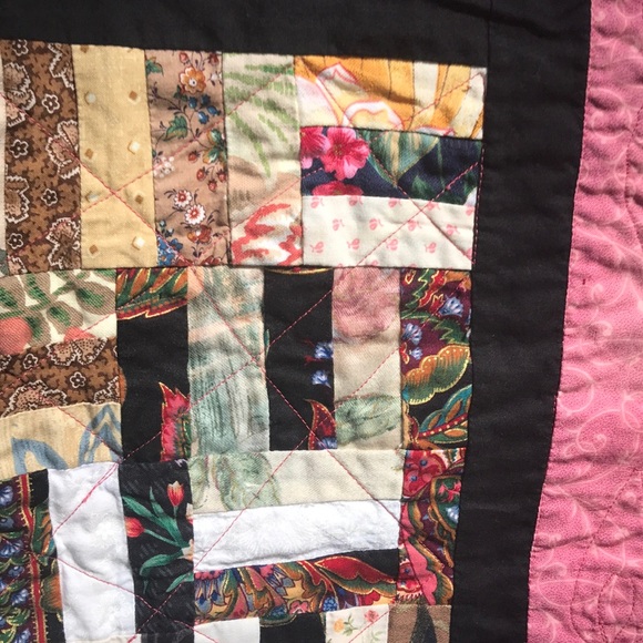 Handmade Asian Inspired Quilt Wall Hanging - Picture 4 of 6